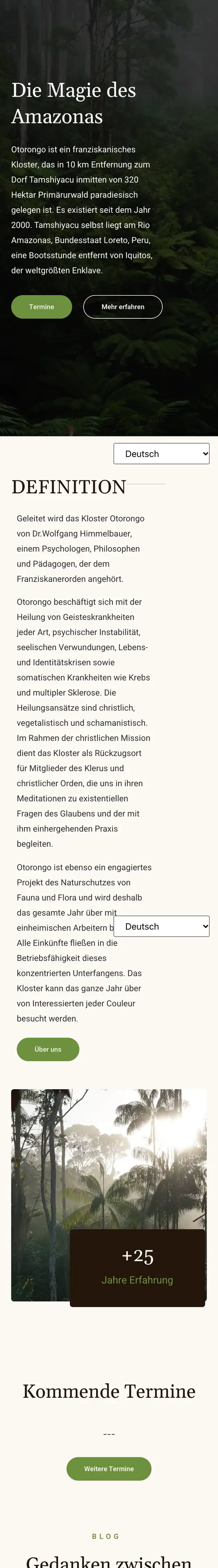 Otorongo: Startseite auf dem Handy